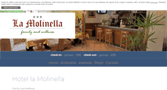 Desktop Screenshot of hotellamolinella.it